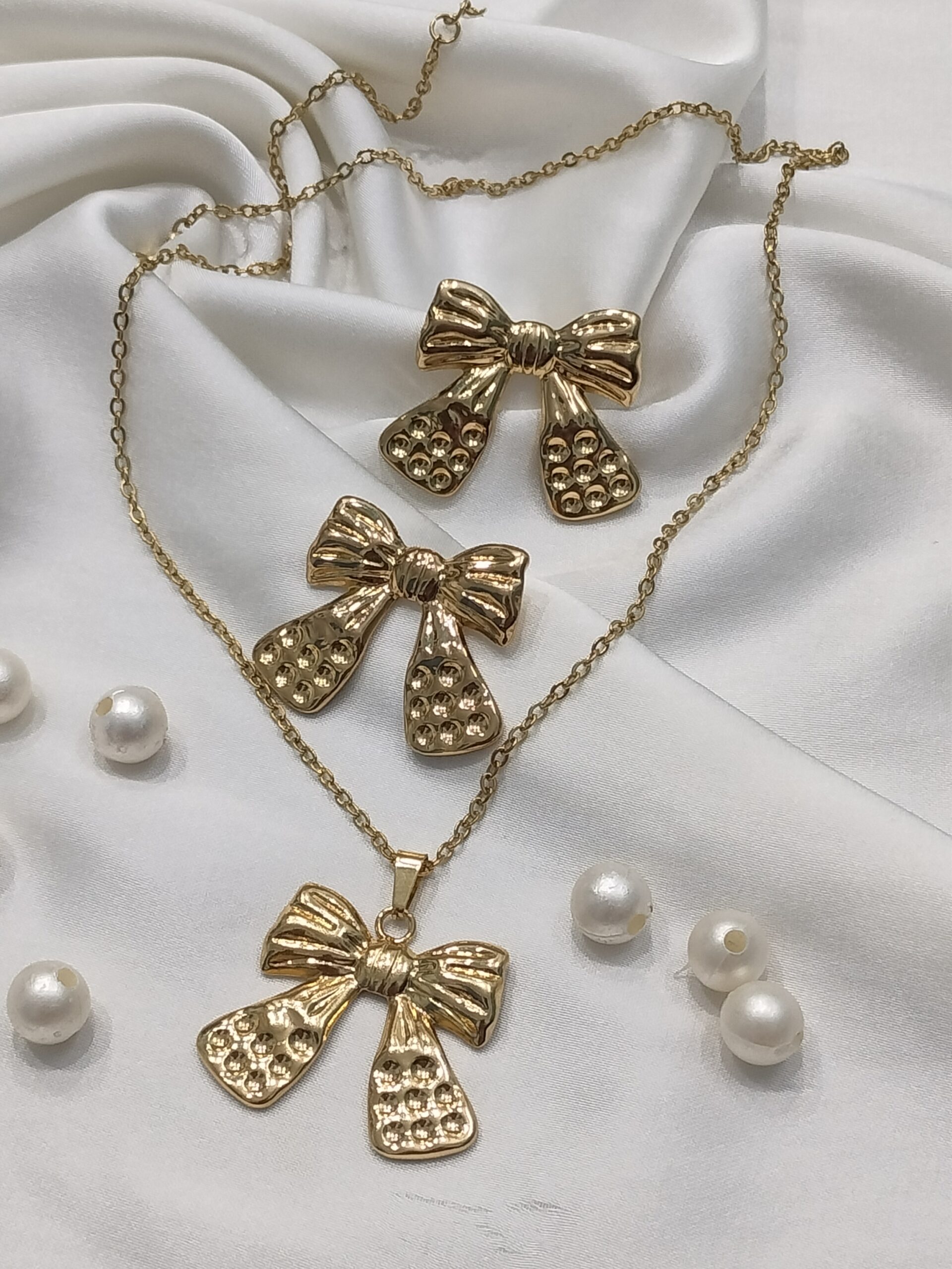 Bow-Knot Pendant set (Broad)