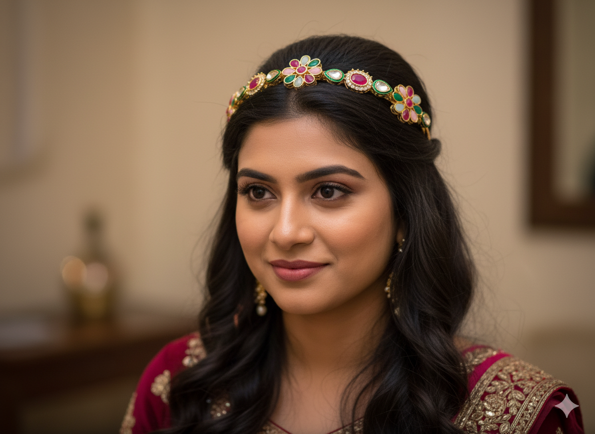 Multi-Color Gemstone Headband - Image 2