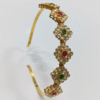Kundan-Style Gemstone Headband