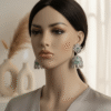 Mint Green Jhumkas