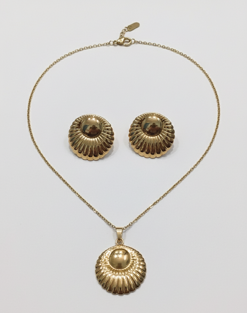 Sun Burst Pendant Set - Image 3