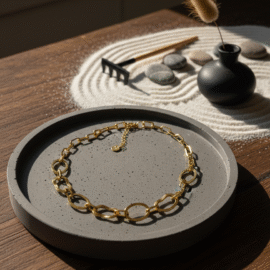 Zenith Bold Link Anti-Tarnish Necklace