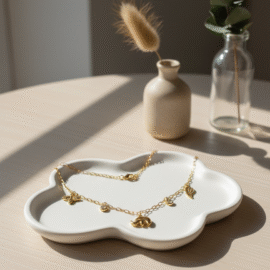 Golden Safari Anti-Tarnish Charm Necklace